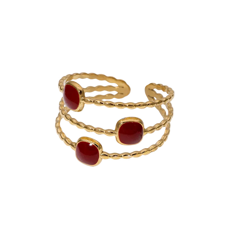 Anillo Thalassa Dorado