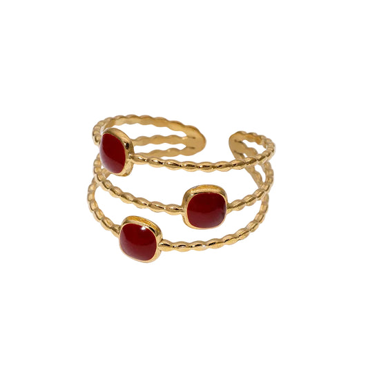 Anillo Thalassa Dorado