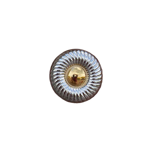 Anillo Alora Plateado Dorado